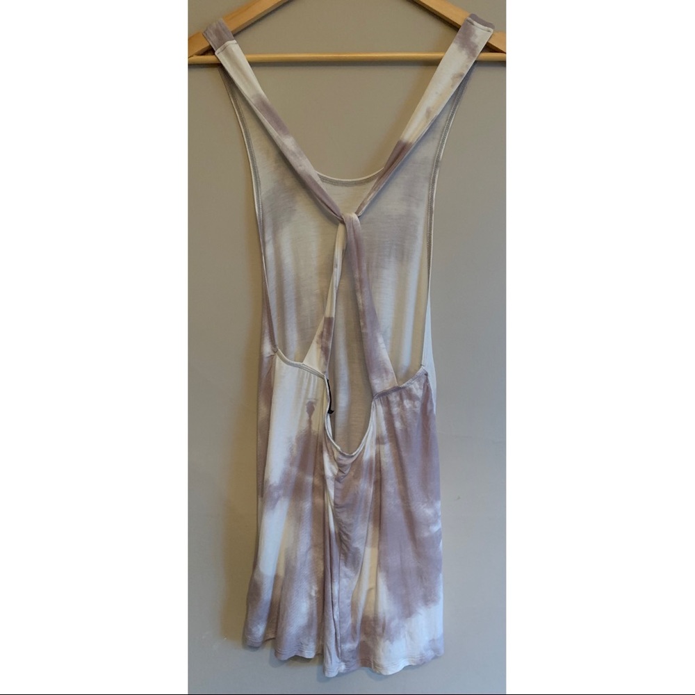 Topshop Open Racerback Tie-Dye Dress